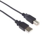  Cablu de imprimanta USB-A 2.0 la USB-B T-T 0.5m negru, KU2AB05BK (KU2AB05BK)