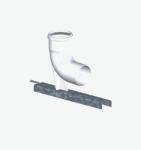 Tricox PPs bekötő könyök 160 mm tartó sínnel PBK90 (PBK90)