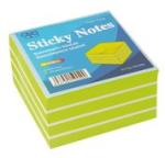  Notes autoadeziv 75x75 mm, galben, 100 bucati (1490)