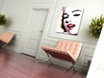  Tablou pictat manual POP Art Marilyn Monroe 1-piese (YOBPPmon7)
