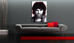  Tablou pictat manual POP Jim Morrison 1-piese (tablouri) (YOBPPjm)