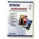 Epson S041334 Premium Semigloss Photo Paper, hartie foto, semi lucios, alb, A3, 251 g/m2, 20 buc (C13S041334)