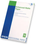 Epson S041718 Enhanced mate Paper, alb, 250 buc, imprimarea cu jet de cerneală, A4, 192 g/m2 (C13S041718)