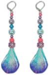 Dannyra Обици с листенца от естествена орхидея, кристали Swarovski и перли Princess Orchid Dannyra Jewels