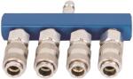 Scheppach Distribuitor aer comprimat cu 4 iesiri Scheppach 7906100725, 1 4 (SCH7906100725)