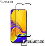 Amorus SAMSUNG Galaxy A20, A30, A30s, A40s, A50, A50s, M10S, M30, AMORUS üvegfólia, Full glue, Full cover, 0, 33mm, 9H, Fekete