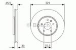 Bosch Disc frana OPEL ZAFIRA TOURER C (P12) (2011 - 2016) BOSCH 0 986 479 667