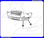 AUDI A6 C6 2009.03-2011.03 /4F/ Első lökhárító krómdíszléc bal AD0361204