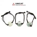  Bratara Jad Lemon Diametru 58 mm, Margea Patrat - 8 x 9 mm si Rotunda 4 mm
