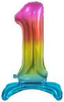 GoDan S. A Fólia lufi, 1, talpas, szivárványos, 74cm