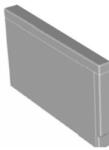  Niwell univerzális oldallap egyenes Aurum, Kea, Sofi, Wave kádakhoz 70x56 cm - OBEX. 070.56WH