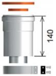 Ariston Alu/PP 60/100 függőleges indító idom 3318079 (3318079)