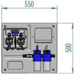 Microdos ME Dual PVDF Panel PH - 5, 0l/h / CL - 10, 0l/h (074030)