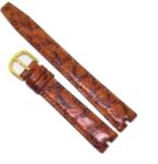  Curea de Ceas din Piele Naturala cu prindere speciala - Culoare Maro - 14mm - 7000001033 (7000001033)
