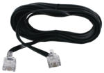 well Cablu telefon mufat RJ11 6P4C 7/0.10 CCS negru 6m Well (TEL-0012-6BK-WL)