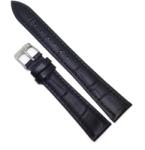  Curea de ceas Antialergica - Neagra cu Imprimeu Crocodil - 14mm - WZ3735 (WZ3735)