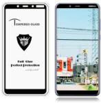  Temp-glass631611 Nokia 3.1 Plus teljes lefedettséget biztosító Karcálló, ütésálló kijelzővédő üvegfólia fekete kerettel, tempered glass, törlőkendővel (Temp-glass631611)