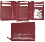  Kadro meggy piros bőr női pénztárca