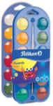 Pelikan Acuarele Pelikan 2 in 1 tip pastila, 24 culori + pensula (9476110)