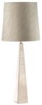 Elstead Lighting Veioză Ascent ASCENT-TL-PN, 1xE27, H: 73 cm, metal nichel, textil gri (ASCENT-TL-PN)