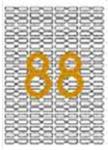APLI Etikett 45x8mm, eltávolítható, ékszercimke APLI A/4 hordozón, 2200 etikett/csomag (10314)