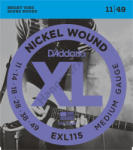 D'ADDARIO EXL115 elektromos gitár húrkészlet 11-49 nikkel, széria XL blues/jazz rock