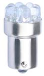 m-tech LED BA15s 9LED 5mm крушка (L033Y)