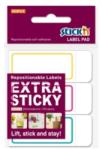 STICK'N Etichete autoadezive 25 x 65 mm, 3 x 90 etichete/set Stick"n Extra sticky label - albe- chenar color (HO-21758)