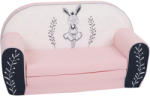 Delta-trade Canapea pentru copii Bunny Ballerina - alb-roz