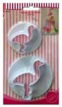  Set 2 decupatoare flamingo Forma prajituri si ustensile pentru gatit