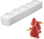  Forma de silicon Zmeura/Mura cu 5 cavitati Forma prajituri si ustensile pentru gatit