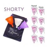 Me Luna Менструална чашка Me Luna Shorty размери S, M, L, XL плюс 10 таблетки за стерилизация Размер M Пръстен