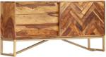 vidaXL Servantă, 118 x 30 x 60 cm, lemn masiv de sheesham (247997) Comoda