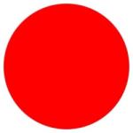  Kerek padlómatrica a sorban állás helyeinek megjelöléséhez csomag 30db