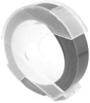 AIMO Etichete embosabile 3D compatibile DYMO Omega 9 mm argintiu pentru organizare acasa si etichetare decorativa 520104 (A520104)