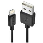 Lindy Cablu date si incarcare USB la Lightning MFI 3m Negru, Lindy L31322* (L31322)
