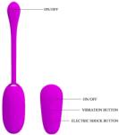 Pretty Love Ou Vibrator Electro Shock Fun, Violet, 19 Cm