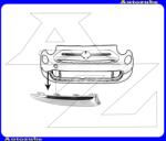 FIAT 500 3 2015.08-tól Első lökhárító krómdíszléc jobb "Lounge" FT0321243