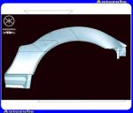 MAZDA MX-5 2006.01-2008.09 /NC/ Hátsó sárvédő javítóív bal KLOKKERHOLM 3457593