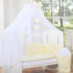 BabyLion 5 részes ágyneműhuzat szett - Krém - babylion