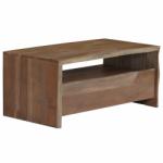 vidaXL Măsuță de cafea, gri, 90x50x40 cm, lemn masiv de acacia (246127) - vidaxl Masa de cafea