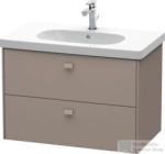 Duravit Brioso 82 cm-es alsó szekrény D-Code mosdóhoz, matt bazalt színben BR414604343 ( BR41460 ) (BR414604343)