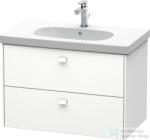 Duravit Brioso 82 cm-es alsó szekrény D-Code mosdóhoz, matt fehér színben BR414601818 ( BR41460 ) (BR414601818)