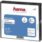 Hama Кутийка за CD/DVD HAMA Multi-Pack 4, прозрачен/черен - (HAMA-49415)