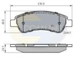 COMLINE Set placute frana, frana disc PEUGEOT BOXER bus (2006 - 2016) COMLINE CBP01604