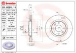 BREMBO Disc frana PEUGEOT 206 SW (2E/K) (2002 - 2016) BREMBO 09.8695. 11