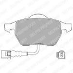 DELPHI Set placute frana, frana disc SEAT TOLEDO II (1M2) (1998 - 2006) DELPHI LP1525