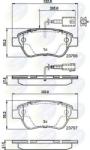COMLINE Set placute frana, frana disc LANCIA MUSA (350) (2004 - 2012) COMLINE CBP11037