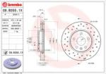 BREMBO Disc frana CHEVROLET CRUZE Hatchback (J305) (2011 - 2016) BREMBO 09. B355.1X