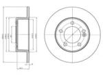 DELPHI Disc frana RENAULT MASTER III platou / sasiu (EV, HV, UV) (2010 - 2016) DELPHI BG4321